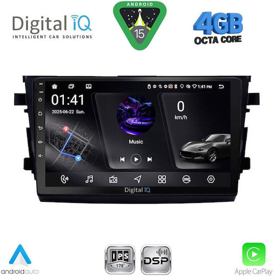 Digital IQ Ηχοσύστημα Αυτοκινήτου για Suzuki Celerio 2015-2021 (Bluetooth/USB/WiFi/GPS/Apple-Carplay/Android-Auto) με Οθόνη Αφής 9"