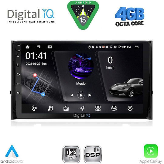 Digital IQ Ηχοσύστημα Αυτοκινήτου για Skoda Karoq / Kodiaq 2016 με Clima (Bluetooth/USB/WiFi/GPS/Apple-Carplay/Android-Auto) με Οθόνη Αφής 10"
