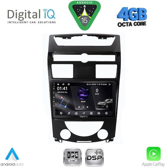 Digital IQ Car Audio System for Ssangyong Rexton 2006-2015 (Bluetooth/USB/WiFi/GPS/Apple CarPlay/Android Auto) with 10" Touch Screen