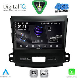 Digital IQ Автомобилна Аудио Система Peugeot 4007 Mitsubishi Outlander Citroen C-Crosser 2006-2012 с Bluetooth USB и GPS