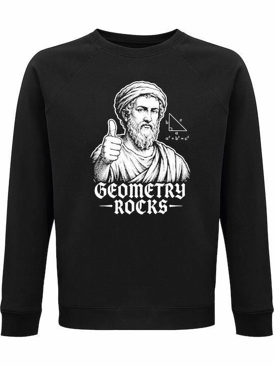 Sweatshirt Organic Unisex " Geometry Rocks Pyth...