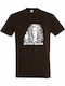 Unisex T-shirt "Science Rocks Isaac Newton" Schokolade