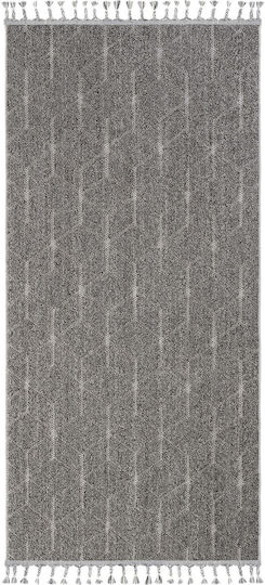 SteweHome Kids Rug Gray By Meter Width 80cm 80x150cm Thickness 90mm