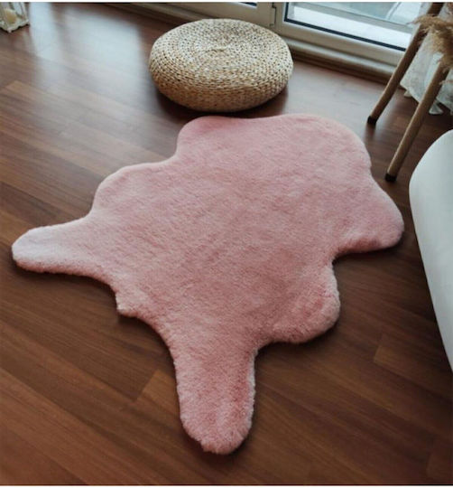 SteweHome Handmade Kids Rug Pink 120x180cm Thickness 60mm