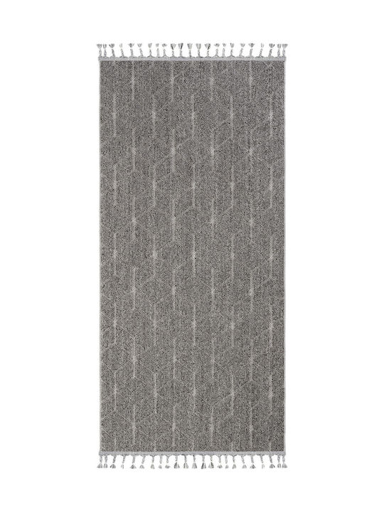 SteweHome Covor Pentru Copii Gri Tăiat La Dimensiune Lățime 80cm 80x250cm Grosime 90mm