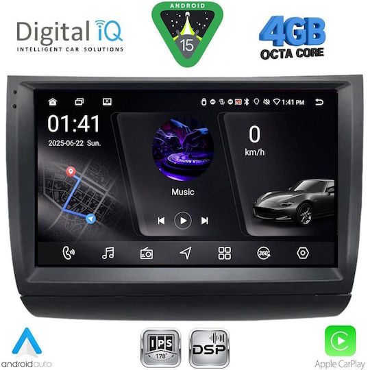 Digital IQ Ηχοσύστημα Αυτοκινήτου για Toyota Prius 2003-2009 (Bluetooth/USB/WiFi/GPS/Apple-Carplay/Android-Auto) με Οθόνη Αφής 9"
