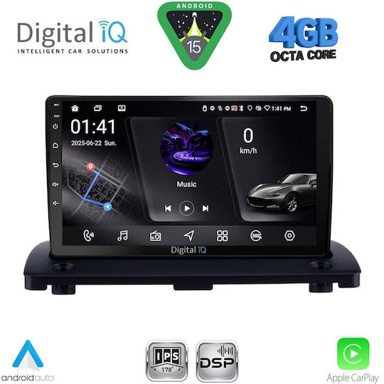 Digital IQ Car Audio System for Volvo XC 90 2002-2014 (Bluetooth/USB/AUX/WiFi/GPS/Apple CarPlay/Android Auto) with 9" Touch Screen