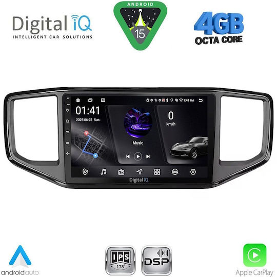 Digital IQ Ηχοσύστημα Αυτοκινήτου για Volkswagen Amarok 2017-2022 (Bluetooth/USB/WiFi/GPS/Apple-Carplay/Android-Auto) με Οθόνη Αφής 9"