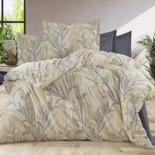 MayHome MayHome Coverlet Set Single Cotton & Polyester Beige 160x240cm