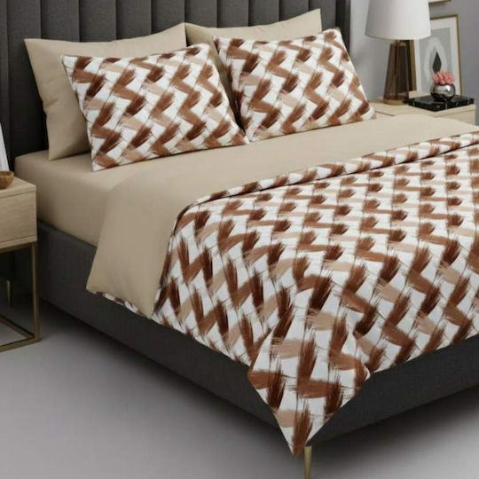 MayHome MayHome Coverlet Set Single Cotton & Polyester Beige 160x240cm