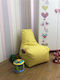 Kids Beanbag Yellow 35x40x60cm