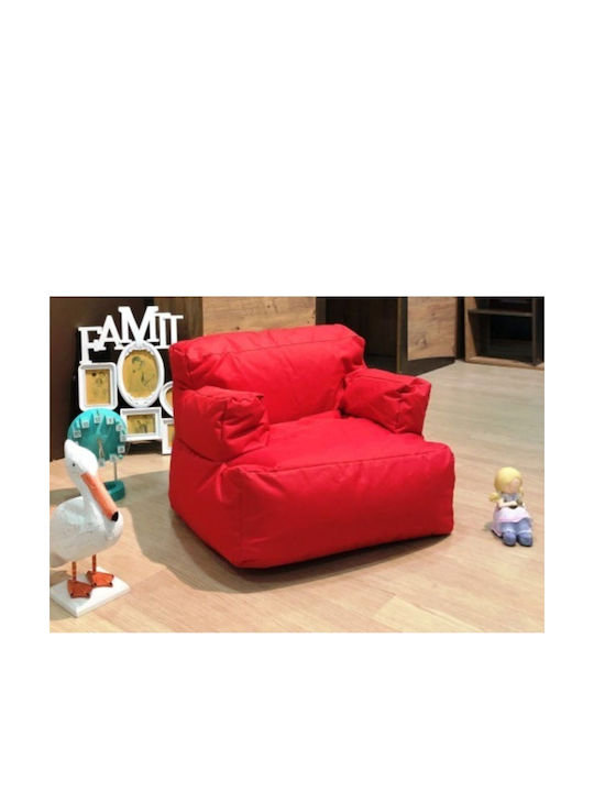 Beanbag Pentru Copii Roșu 30x30x45cm