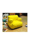Kids Beanbag Yellow 30x30x45cm