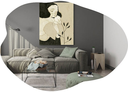 Fratelli Home Ovo Ασύμμετρος Μαύρος 85x60cm