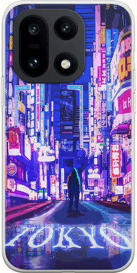 Tokyo Neon OnePlus 15 5G Flexible TPU Transparent Silicone Mobile Phone Case