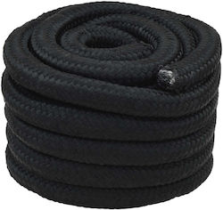 Vidaxl Σχοινί Boat 5 M 4 Μαύρο Pp