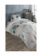 SteweHome Set Kids Duvet Cover Double With Cotton Pillowcase Beige 180x230cm