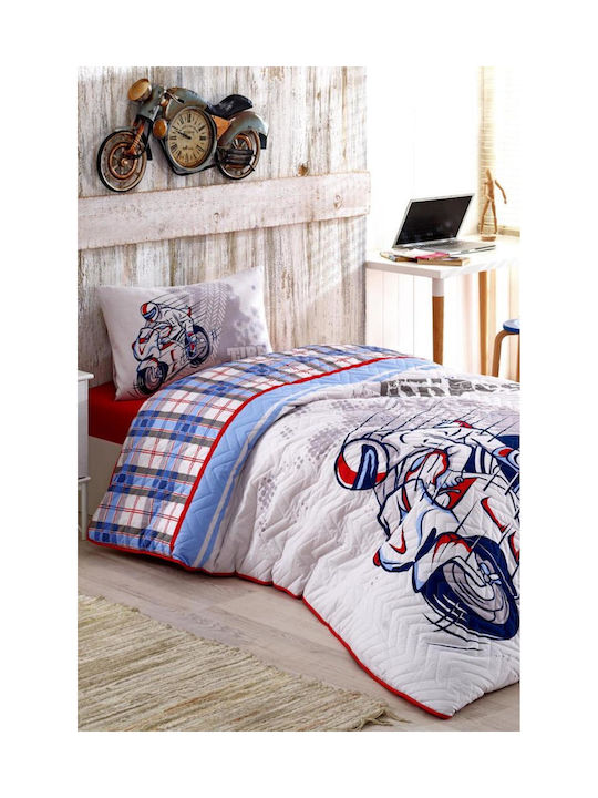 SteweHome Set Kids Duvet Cover Double With Cotton Pillowcase White 180x230cm