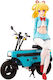 Kotobukiya Knight Alice With Honda Ab12 Motocompo Φιγούρα σε Κλίμακα 1:1