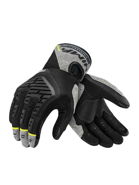 Shima Stream Vent Summer Men's Motorcycle Gloves Black/ Grey / Yellow Fluo