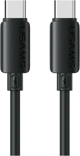 Usams USB 2.0 Kabel USB-C männlich - USB-C 30W Schwarz SJ788USB01