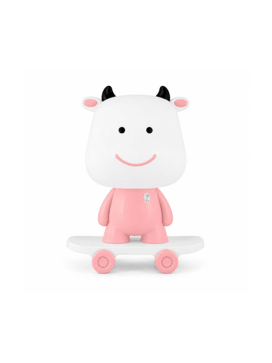 My Home Luxury LED Kinder Tischlampe Rosa 29,5x18,5x15cm