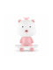 My Home Luxury LED Kinder Tischlampe Rosa 29,5x18,5x15cm