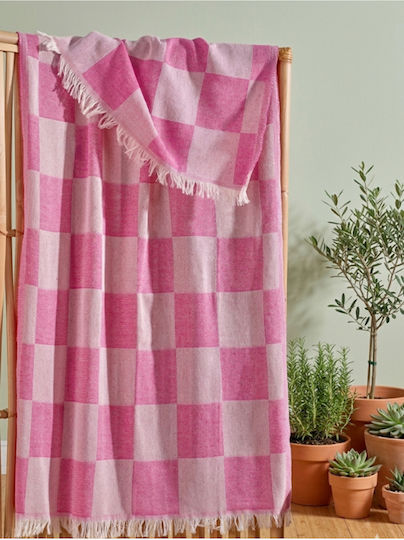 SteweHome Fuchsia Beach Towel 150x70cm