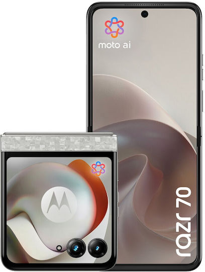 Motorola Razr 70 5G (8/256GB) PANTONE Alb Strălucitor