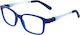 Playmobil Py23111 541 Kids Square Prescription Glasses Blue-Light Blue