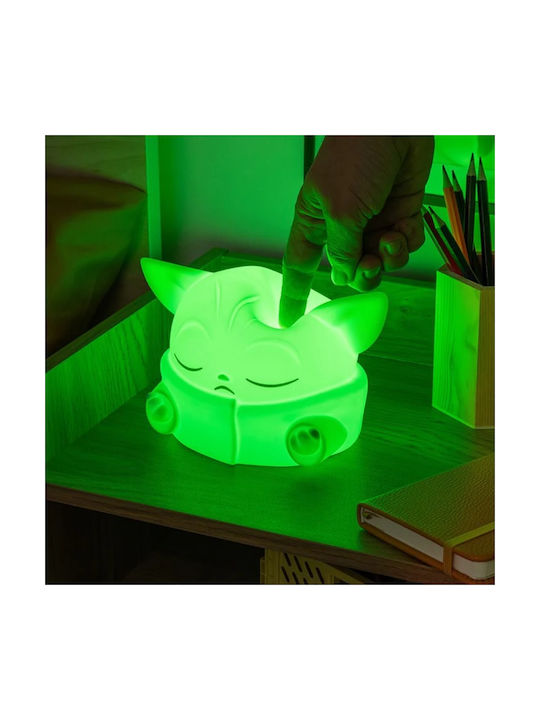 Paladone LED Kinder Tischlampe Berührung Mandalorian Grün