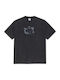 Tricou Argintiu Negru