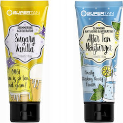 Supertan Sugary Vanilla Tanning Accelerator 150 Ml + After Tan Lotion 150 Ml Supertan Sugary Vanilla Tanning Accelerator 150 Ml + After Tan Lotion 150 Ml