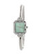 Loisir Womens Watch Battery with Silver Metal Bracelet