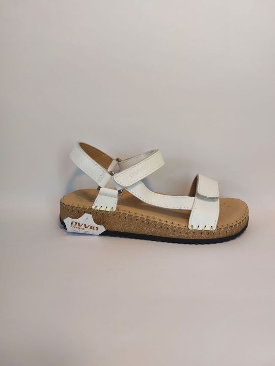 Leather Women's Anatomic White Sandals