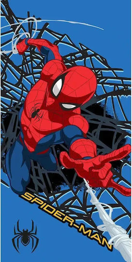 Borea Kids' Beach Towel Blue Spiderman 140x70cm