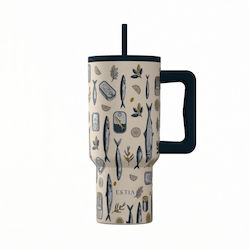 Estia Straw Tumbler XL Save The Aegean 