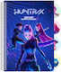 Safta Demon Hunters Kpop Kid's Notebook A5 80 Blue Sheets