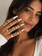 Set Gold Plated Rings