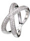 The Gem Stories Women's Ring with Zircon from Silver