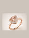 The Gem Stories Women's Gold Plated Silver Ring