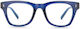 Nordic Vision Damen Lesebrillen +3.50 in Hellblau Farbe