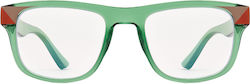 Nordic Vision Damen Lesebrillen +1.00 in Türkis Farbe