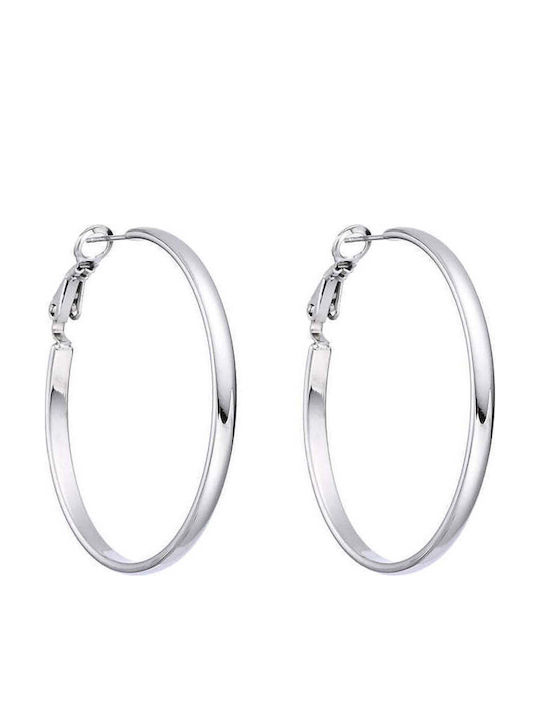 Asimi Body Piercing Σκουλαρίκια Κρίκοι από Ατσάλι με Πέτρες