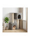 vidaXL Scratching Post Cat Tree Gray 82x43x114 cm