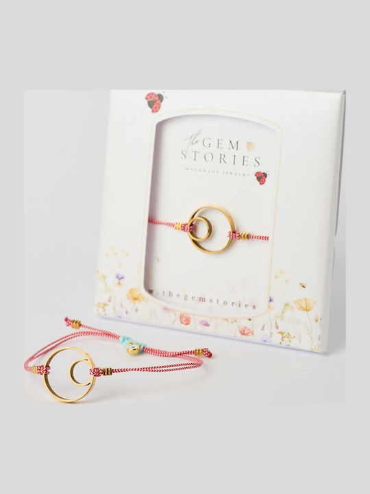 The Gem Stories Women's Martaki Macrame Bracelet Made of Cord