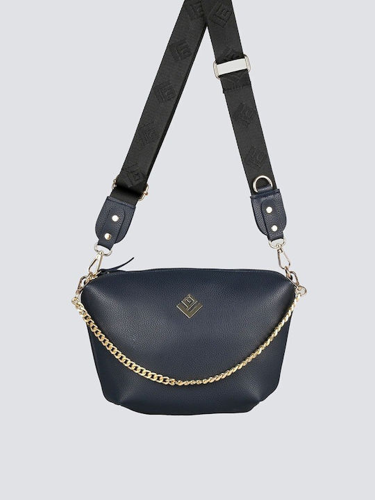 Asti Women's Shoulder Crossbody Bag Made of Artificial Leather Blue