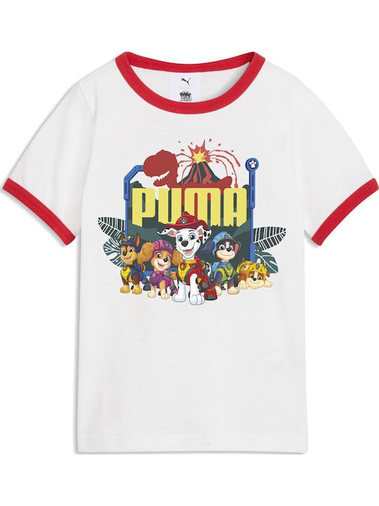 PUMA Детска Тениска Бяла X Paw Patrol