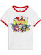 Kinderoberteile T-Shirt Weiß X Paw Patrol