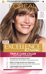 L'Oreal Paris Excellence Βαφή Μαλλιών 7.1